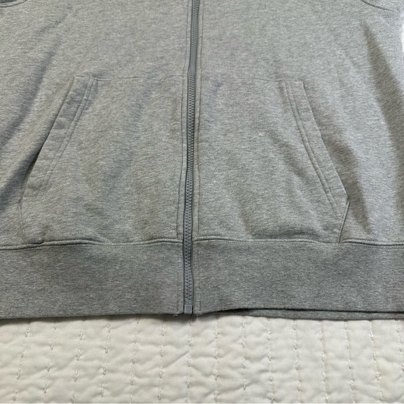 Lacoste Classic Fit Gray Bomber Jacket With Pockets Front - Picture 6 of 16